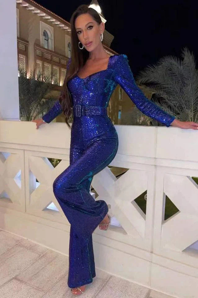 Cornelijne | Festival Pailletten Jumpsuit Voor Dames