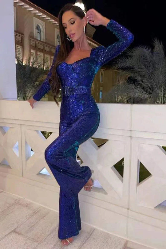 Cornelijne | Festival Pailletten Jumpsuit Voor Dames