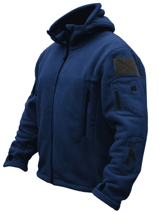 Winddicht fleece jack voor heren