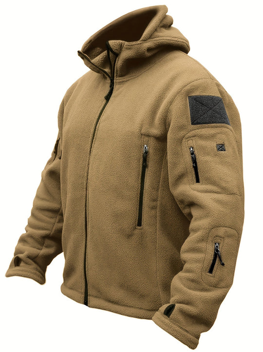 Winddicht fleece jack voor heren