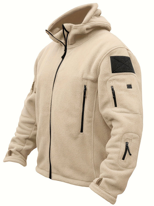 Winddicht fleece jack voor heren