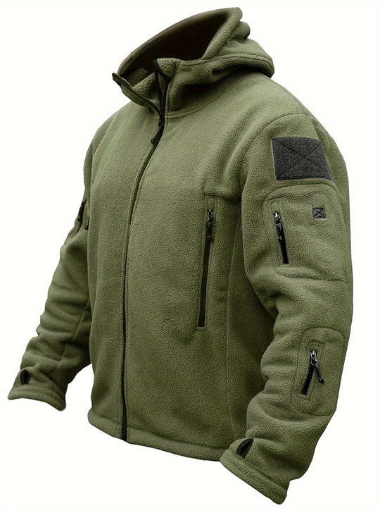 Winddicht fleece jack voor heren