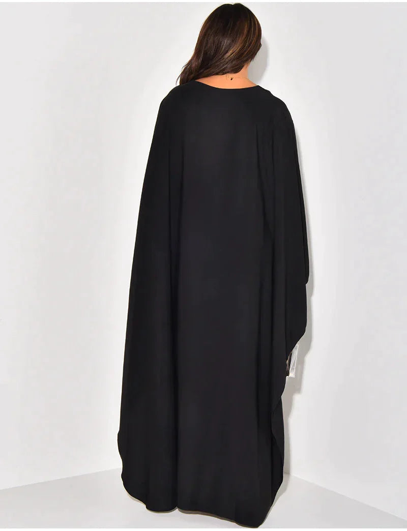 Annelore | Stijlvolle Satijnen Abaya voor Vrouwen