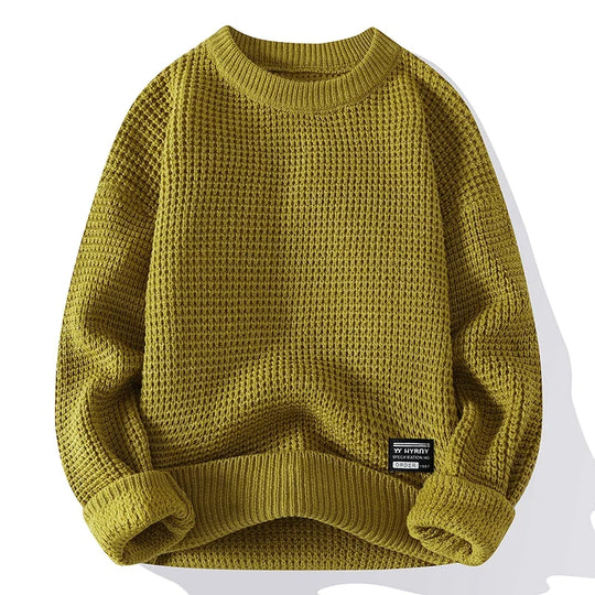Bernhard | Klassieke Sweater met Ronde Hals voor Heren