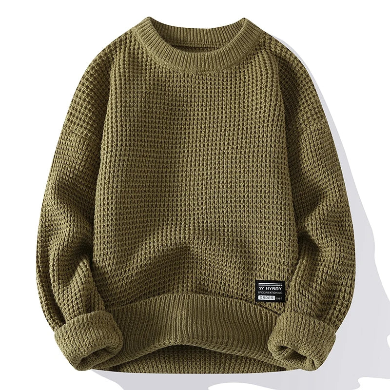 Bernhard | Klassieke Sweater met Ronde Hals voor Heren