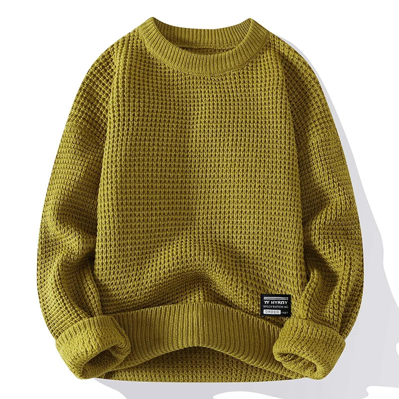 Bernhard | Klassieke Sweater met Ronde Hals voor Heren