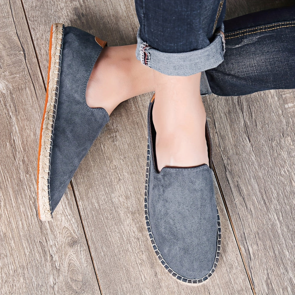 Handgemaakte Zomer Loafers Canvas voor Heren
