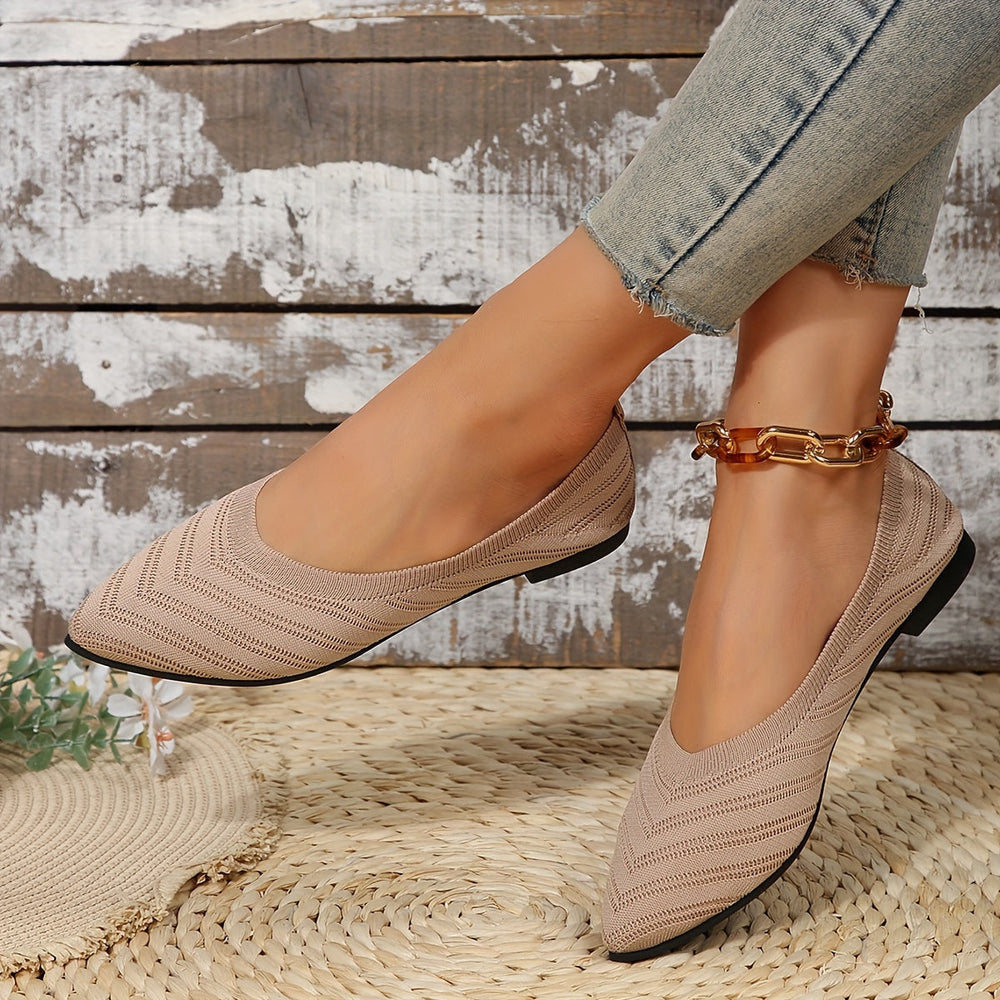 Puntige Ballerina's van Zachte Stof voor Dames