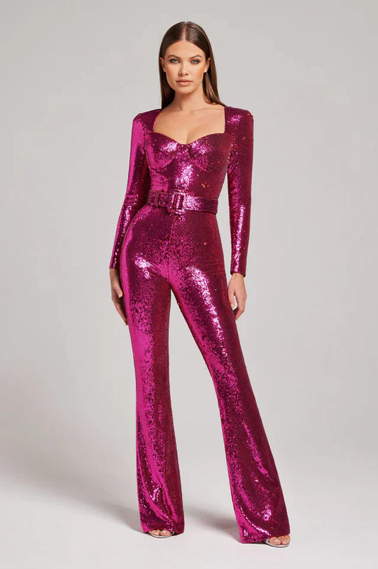 Cornelijne | Festival Pailletten Jumpsuit Voor Dames