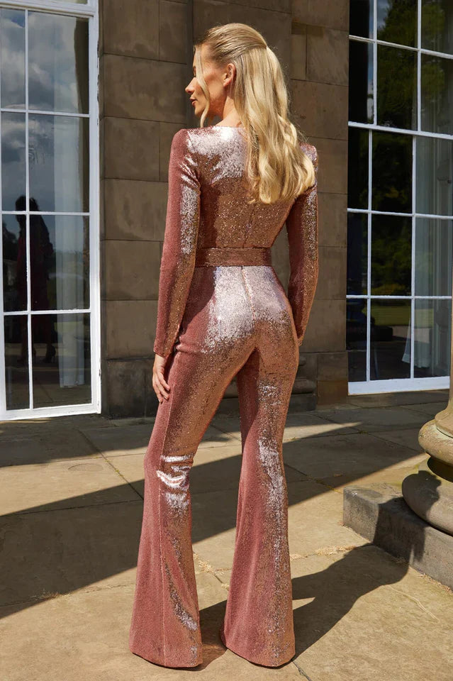 Cornelijne | Festival Pailletten Jumpsuit Voor Dames