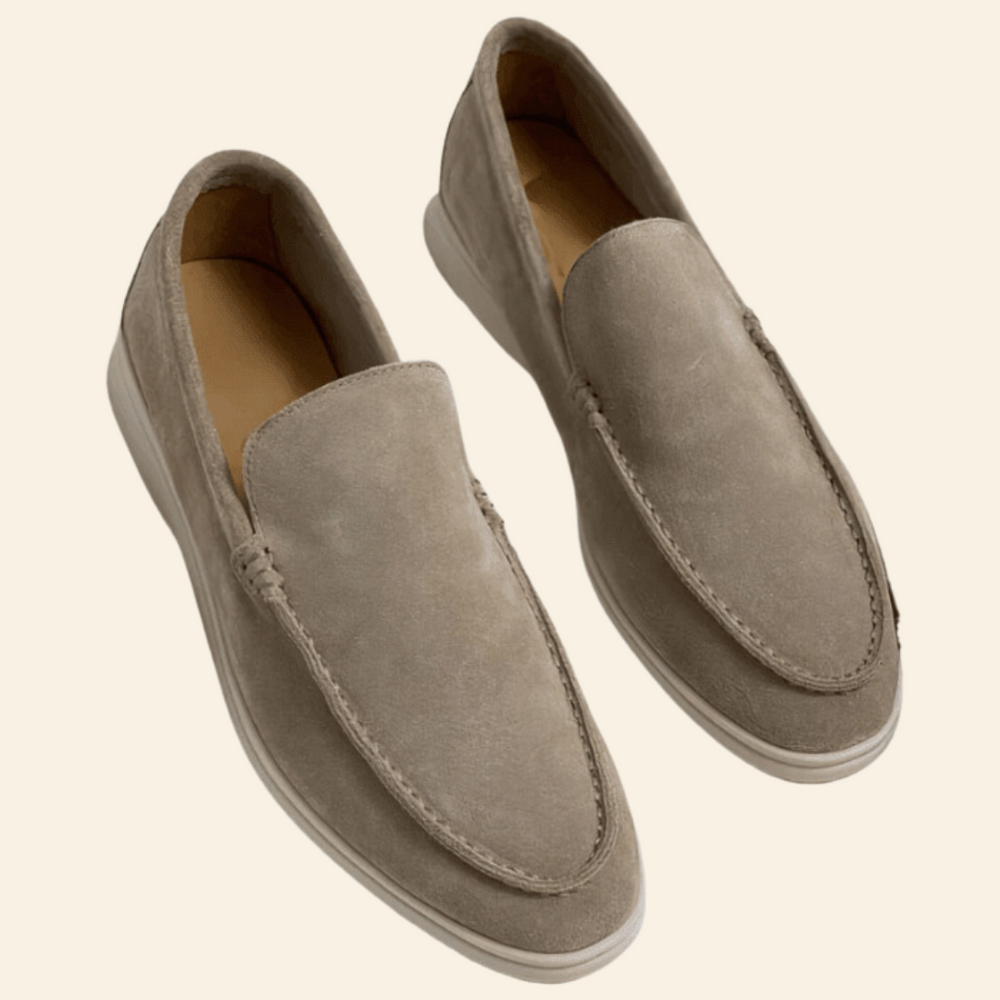 Suede Loafers in Klassieke stijl voor Heren