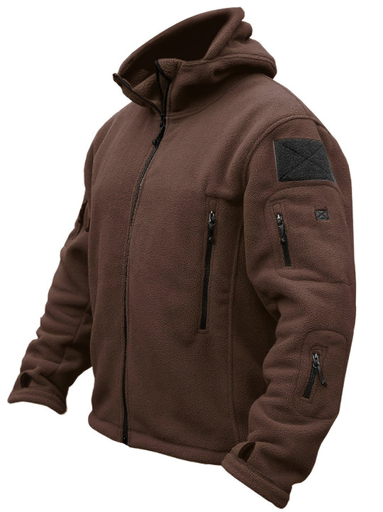 Winddicht fleece jack voor heren